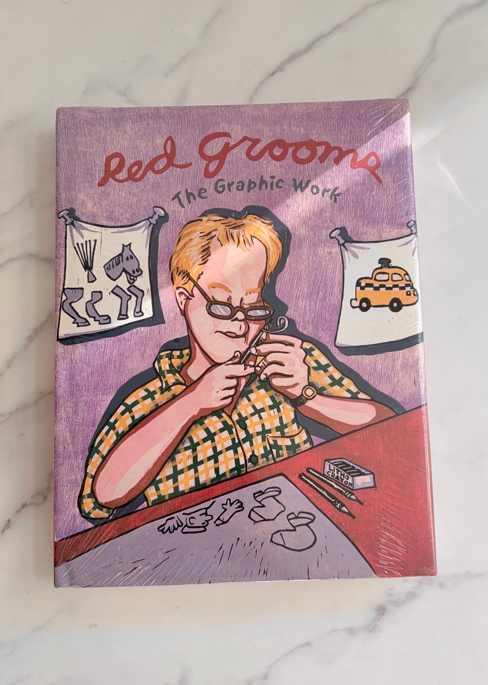 Vintage 1994 Red Grooms The Graphic Work Book Sealed, Pop Art Dark Academia